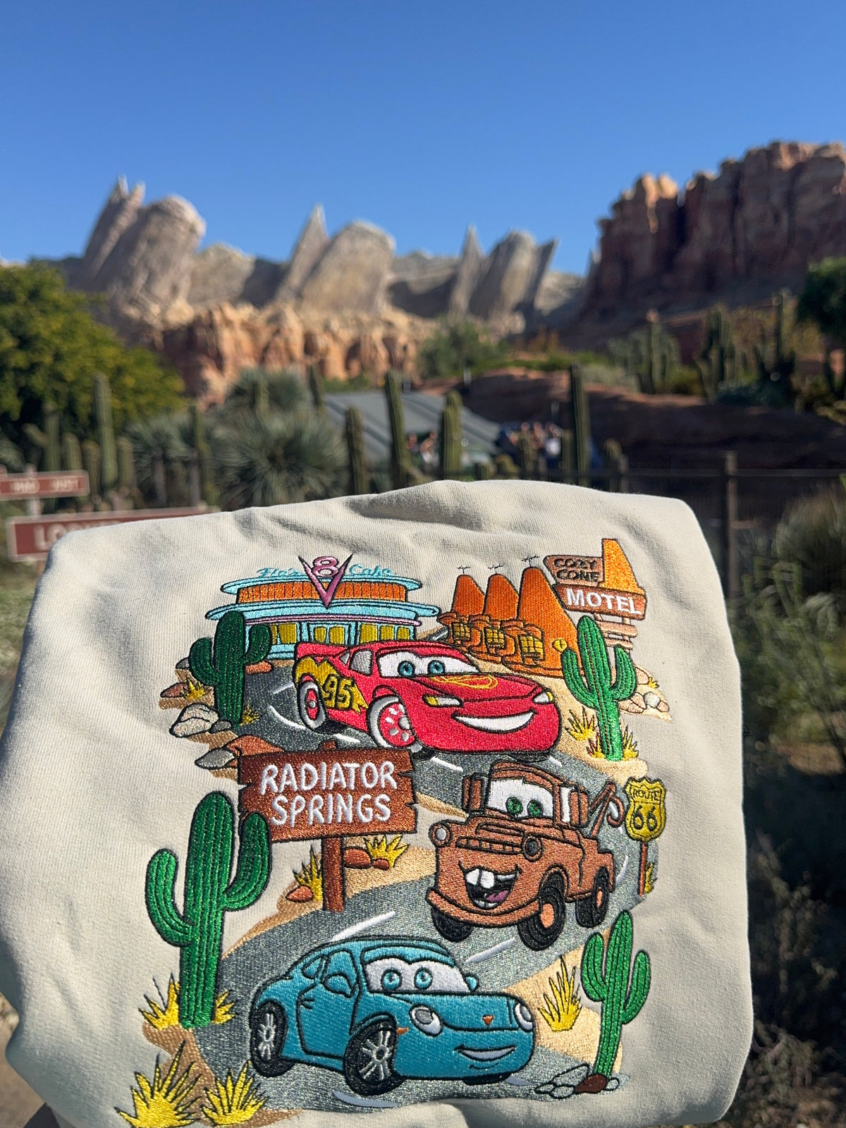 Cars Land sweatshirt