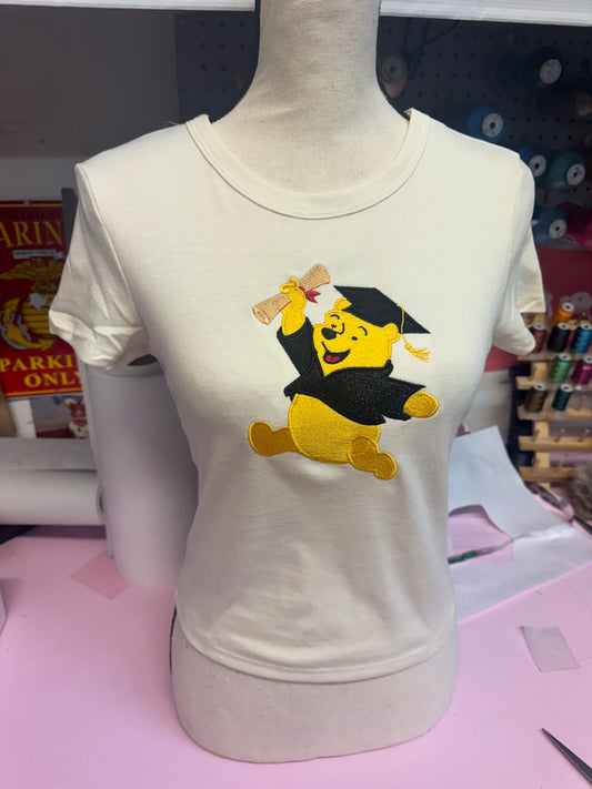 Graduation Pooh Bear