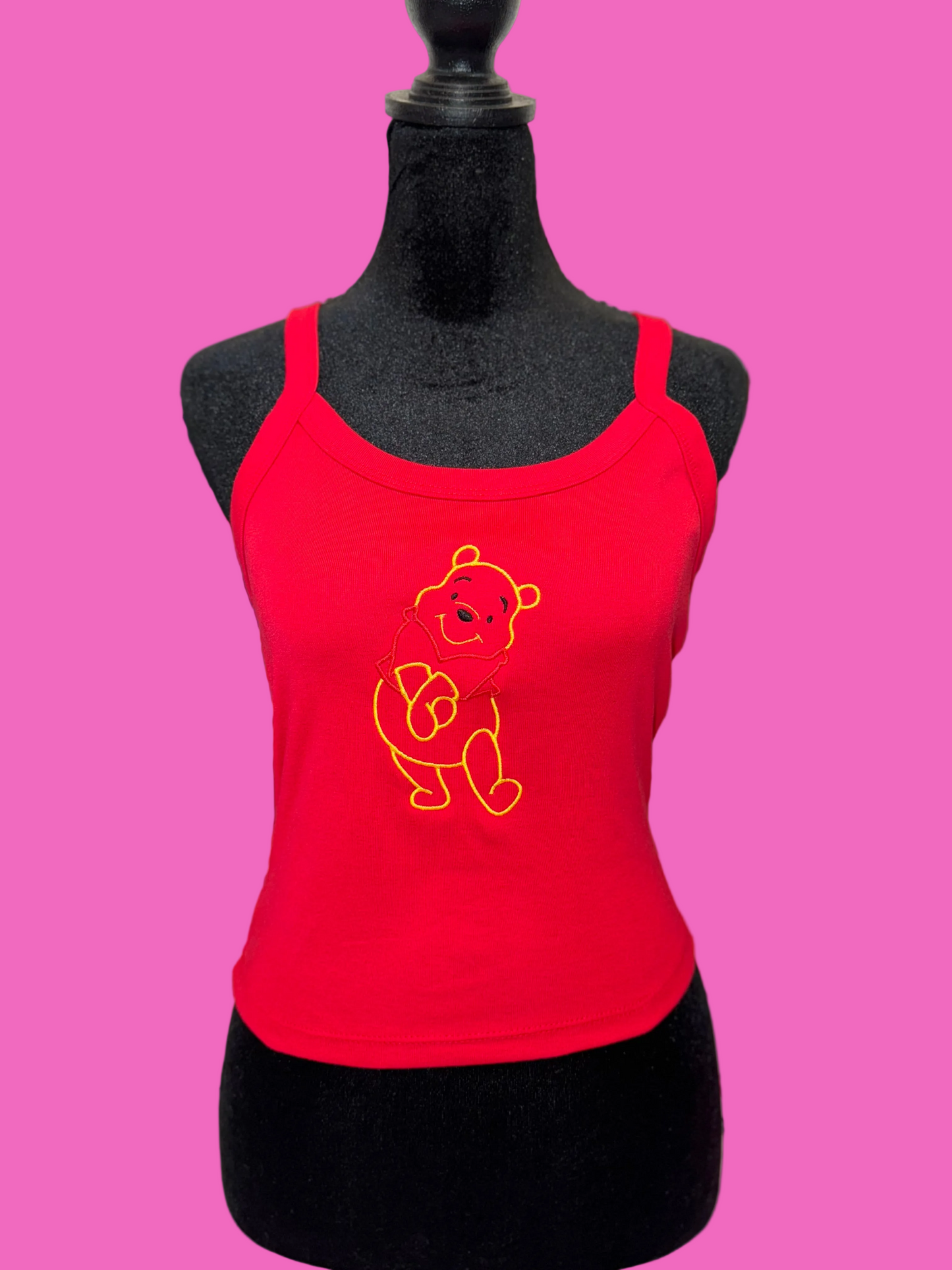 Pooh Bear outline Tank
