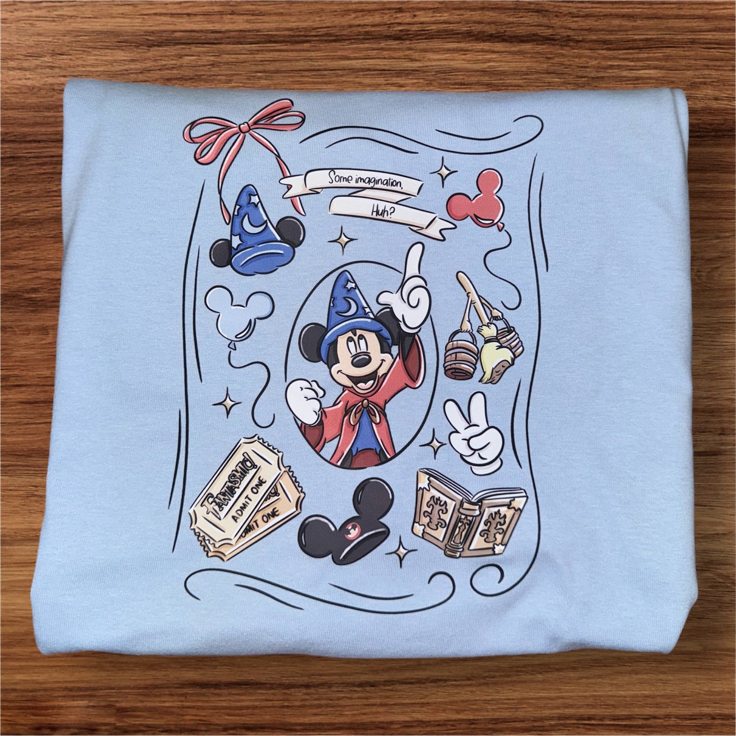 Sorcerer Mickey graphic (not embroidered)