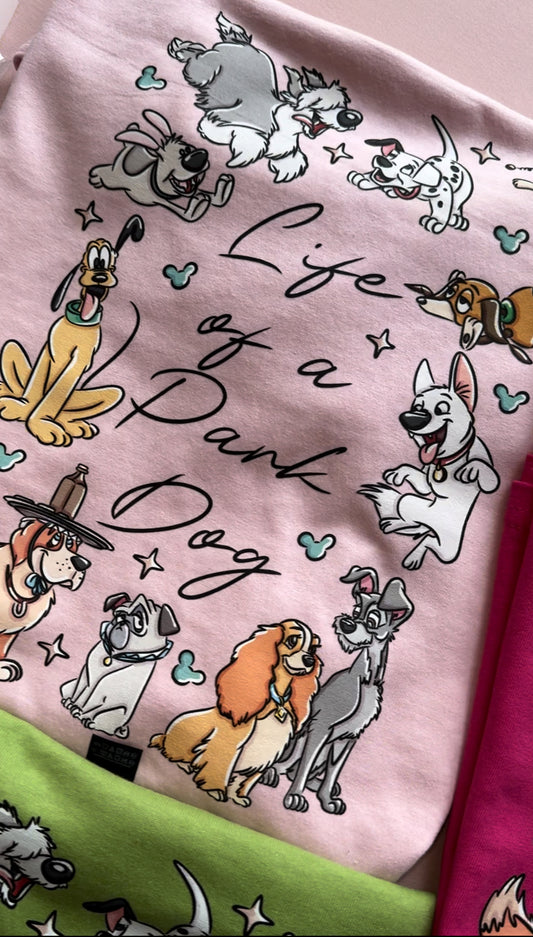 Park dog life graphic