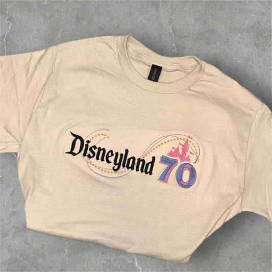Disneyland 70th T Shirt (front design only)