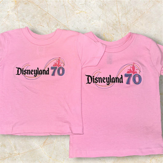 Toddler 70th TShirt (front design only)