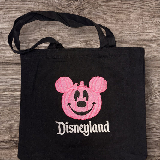 Pretty in pink pumpkin bag