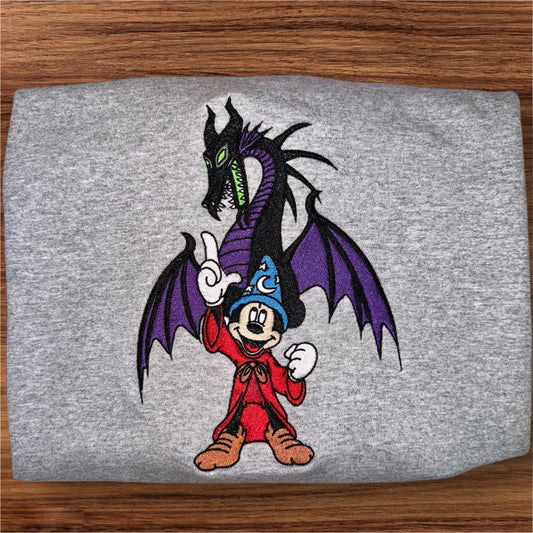 Sorcerer Mickey and Dragon